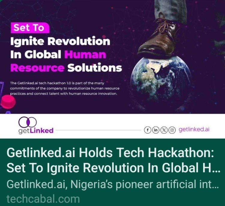 Spidercoms's tweet photo. N1,000,000 alongside global opportunities up for grabs in the @getLinkedai 1.0 hackathon, a first of its kind tech #hackathon in 🇳🇬.
Register free on or before 13thOct23 https://t.co/IBwhxEJdG0

#getlinkedai #getlinked #HR  #HRSolutions #Nigeria 

#Spidercomms get the job done! https://t.co/dWA1abkWnf