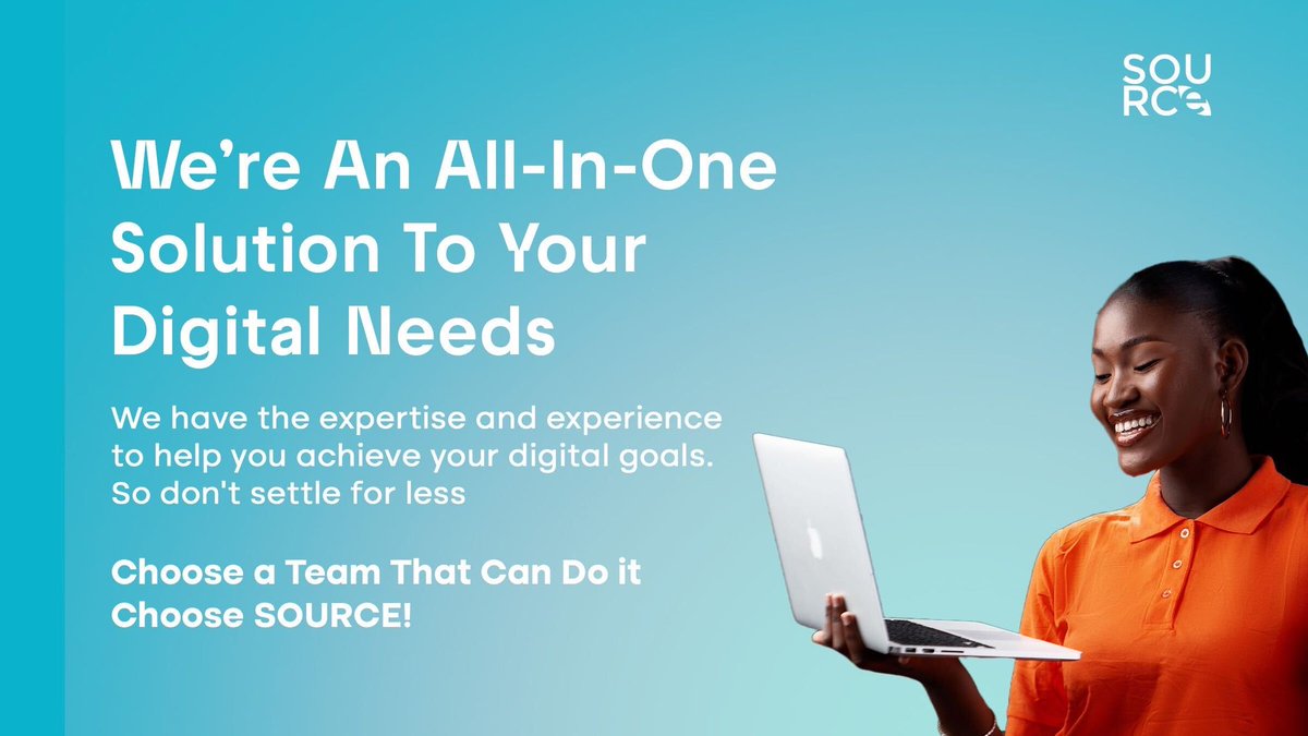 _sourcegroup's tweet image. Build a suitable and functional digital platform for your business. Reach out to us @_sourcegroup today, book a consultation call via our website or send us an email.

#webdeveloper #source #informationtechnology