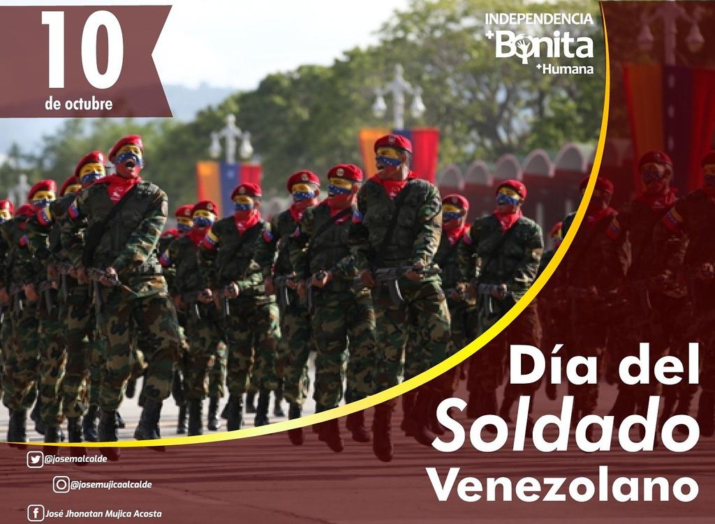 apoyo_51's tweet photo. #10deoct "Dia del Soldado Venezolano" 
¡Felicidades a todos los grandes soldados de la patria de Bolivar y Chávez! https://t.co/iXWVExAQtL