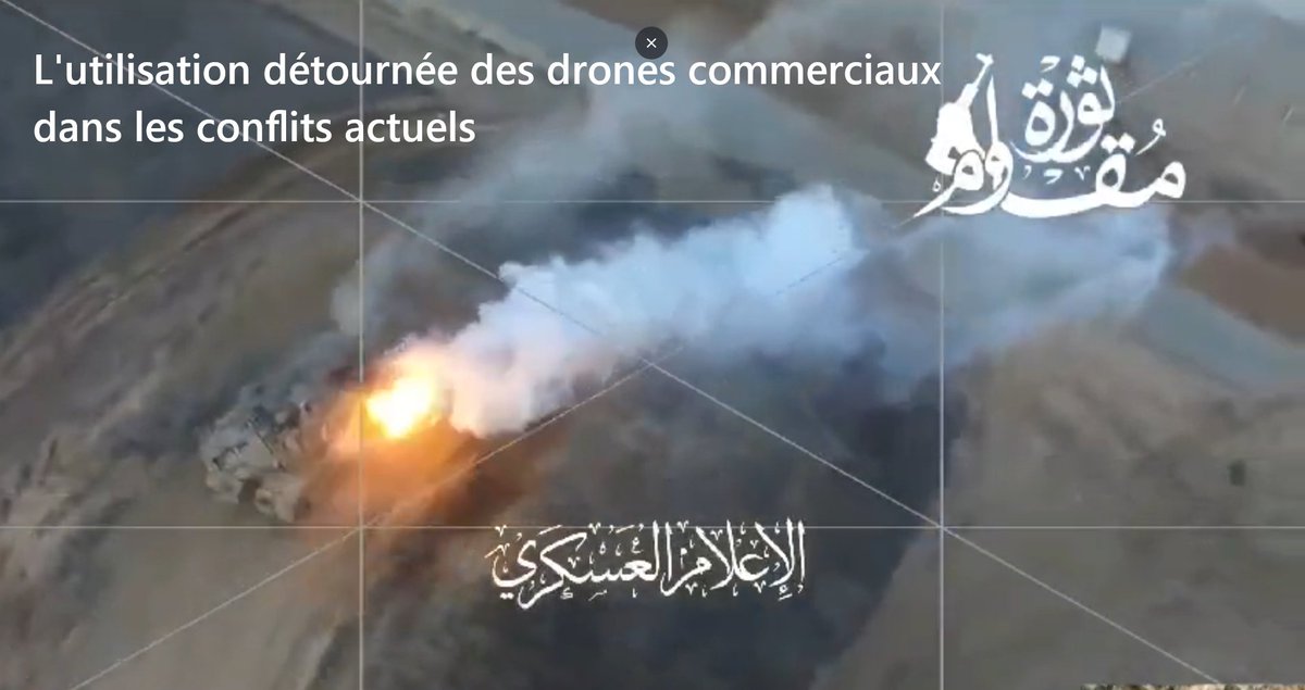 L'utilisation de #drone  commerciaux dans les conflits actuels. Des champs de bataille à nos #prisons. La #France parviendra-t-elle à anticiper la menace? Découvrez notre analyse complète ici&gt;&gt; bit.ly/3Q6qOyR #PalestineUnderAttack #Israel_under_attack #UkraineWar #Russia