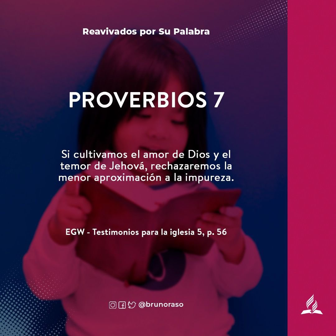 jesusincis's tweet photo. Guarda mis mandamientos y vivirás, grábatelos en tu corazón. Y aléjate de la rencillosa y seductora. Su camino es de perdición y escucha a la voz de Dios. Di a la sabiduría: Tú eres mi hermana, Y a la inteligencia llama parienta; Sé integro y fiel #rpsp #Prov7 #PrimeroesDios https://t.co/Acx9k54H3t
