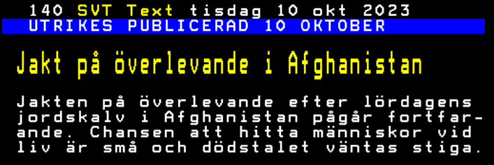 nicsam76's tweet photo. Man kanske inte jagar överlevande så mycket som man letar efter dem. @svtnyheter #ord #journalistik #texttv #svenska https://t.co/9LMK6grgpn
