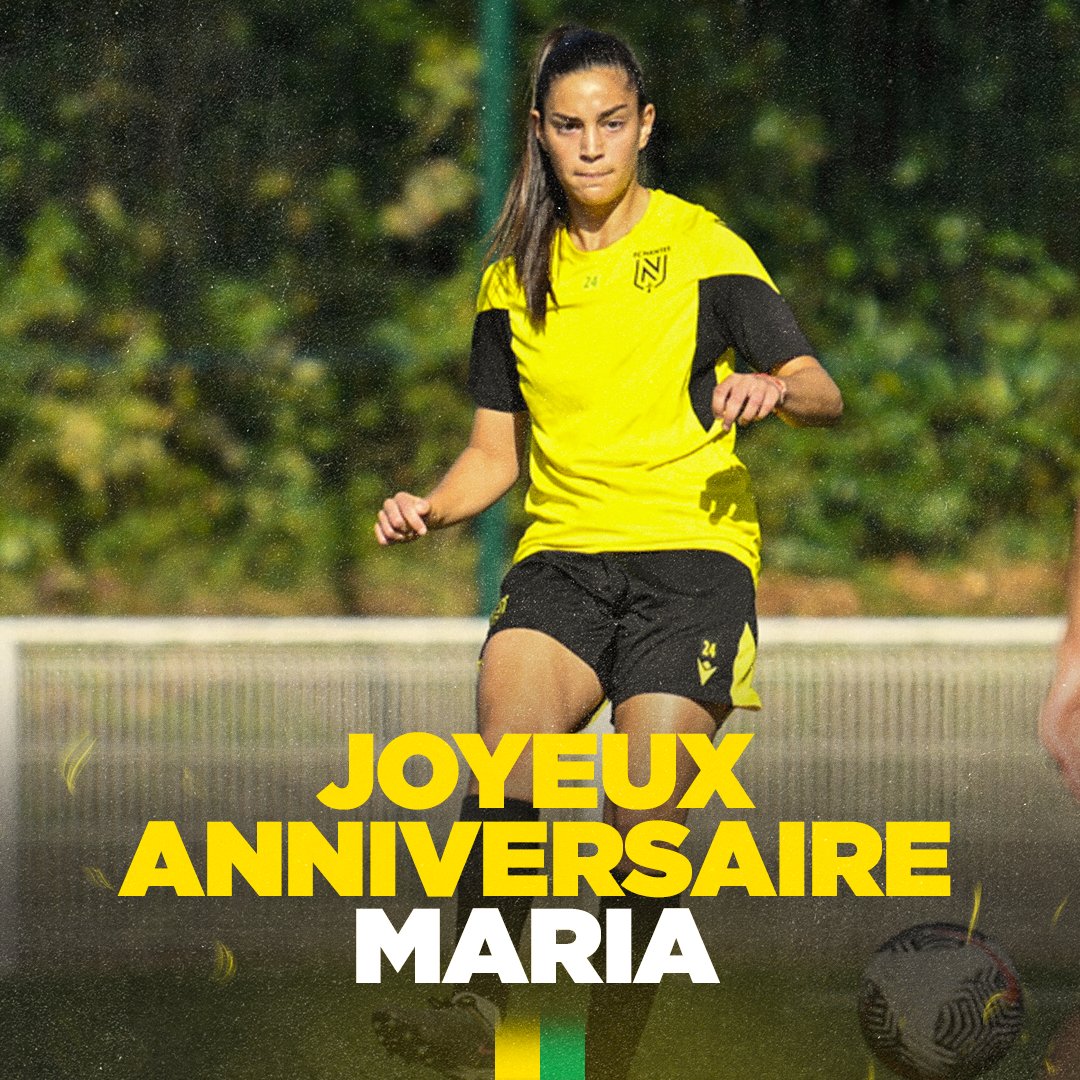 FCN_Feminines's tweet photo. 22 ans aujourd'hui ! 🎈

¡Feliz cumpleaños @mariacortx ! 🇪🇸 https://t.co/LugB5ezHgX