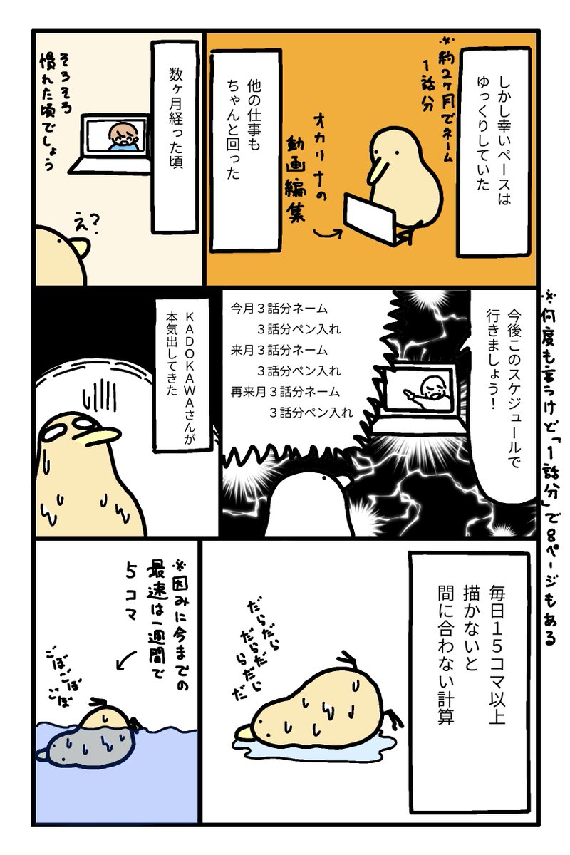 KADOKAWAさんで連載が決まったキーウィ (2/3)