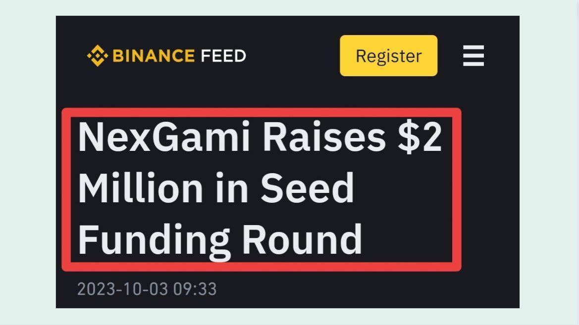 AirdropWeb's tweet photo. New #Airdrops : Nextgami 🔥

⭕Register link :- https://t.co/ZjUIuAPu8A 
 
✅ Sign With Email 
✅ Verify Email
✅ Join Telegram &amp; Twitter &amp; Discord
✅ Submit username &amp; Polygon Address
✅ Done

✅#NexGami Achieves Major Milestone with Successful $2 Million Seed Round
#airdrop https://t.co/trpNDTS0Q8
