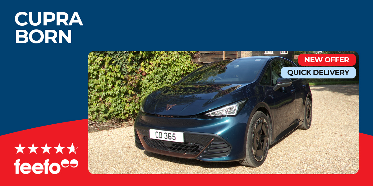 bridleleasing's tweet photo. We have a new #Cupra Born 169kW e-Boost V2 77kWh stock offer! 🔥

⏲ 0-60mph in 7secs
⚡ 230bhp
🔋 343-mile range

Plus more offers on the V1, V2 and V3 trim levels! 🌟

Click here to see > https://t.co/bnmboFK7QF

#EV #CarLeasing https://t.co/yxdqbnXzFM