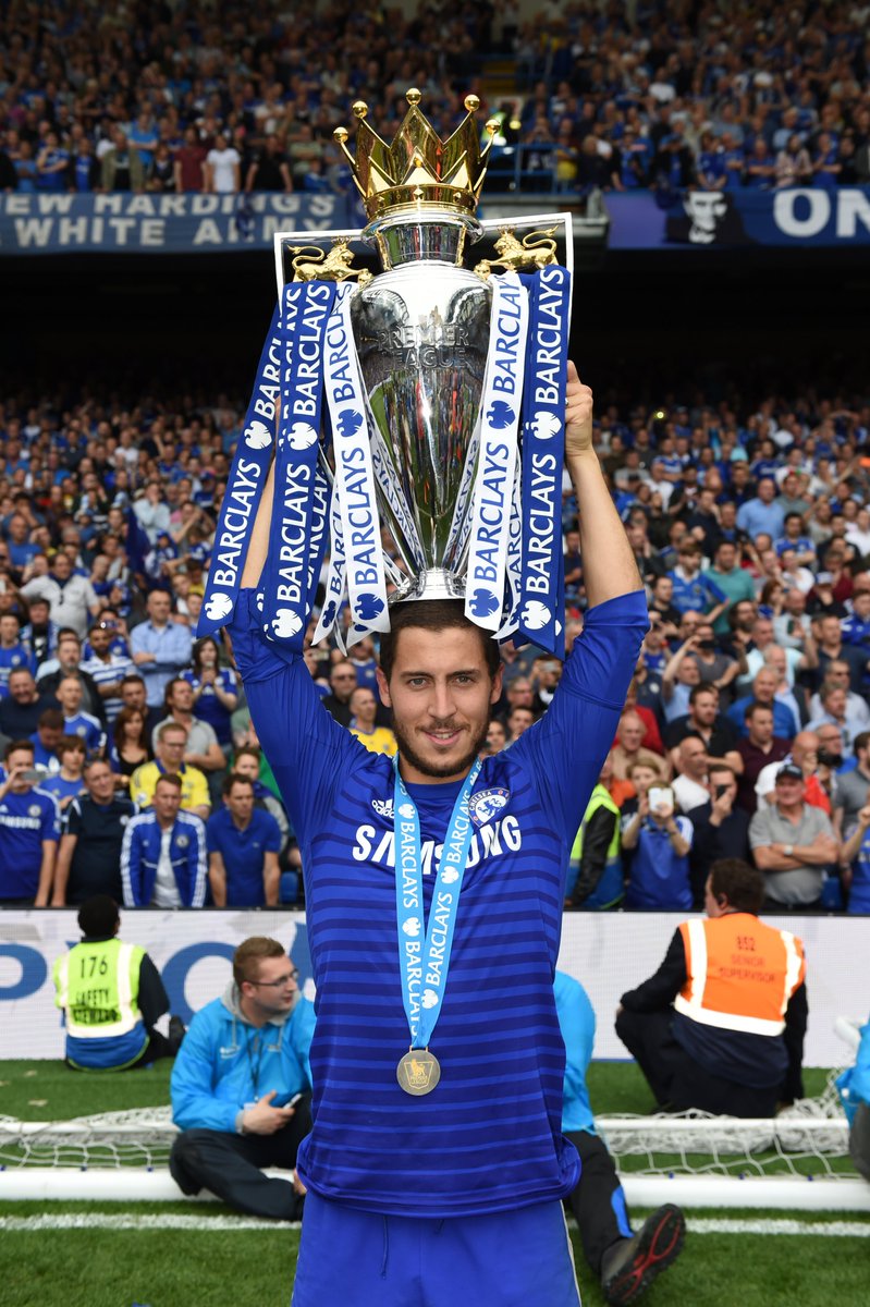 brfootball's tweet photo. He joined Real Madrid for $113m in the summer of 2019, having cemented his legacy as a Chelsea legend across seven seasons at Stamford Bridge.

Premier League 🏆🏆 
FA Cup 🏆 
League Cup 🏆 
Europa League 🏆🏆 
PFA Player of the Year 🏆 
110 goals ⚽ 
92 assists 🤝 https://t.co/CRXe6TnEWY