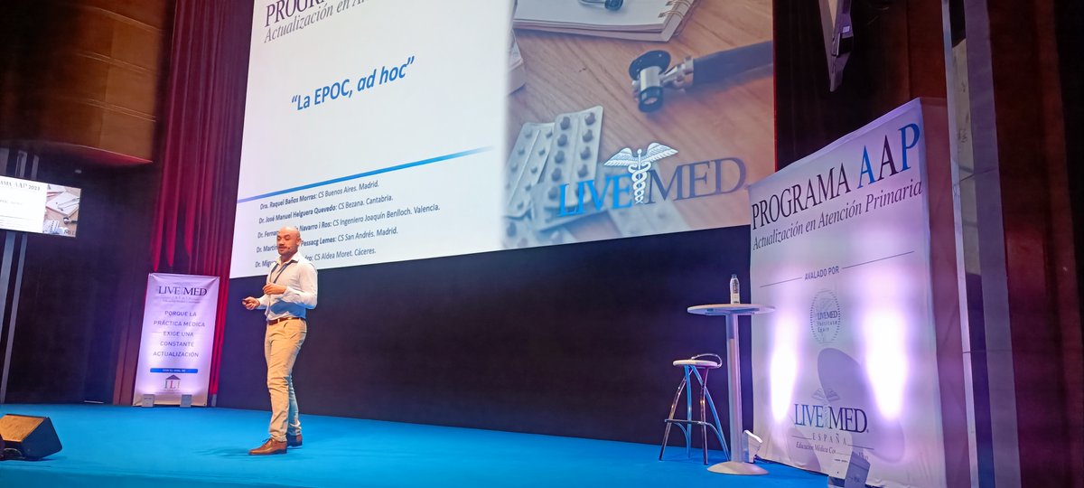 🔵 #AAP23Madrid | La EPOC, a fondo, con el 👨‍⚕️ Dr. Martín Pessacg Lemes. <a href="/martinp1983/">Martin Sebastian Pessacg Lemes</a> 🫁 ¡Conoce cómo se puede vivir mejor con esta enfermedad pulmonar! #EPOC #SaludPulmonar