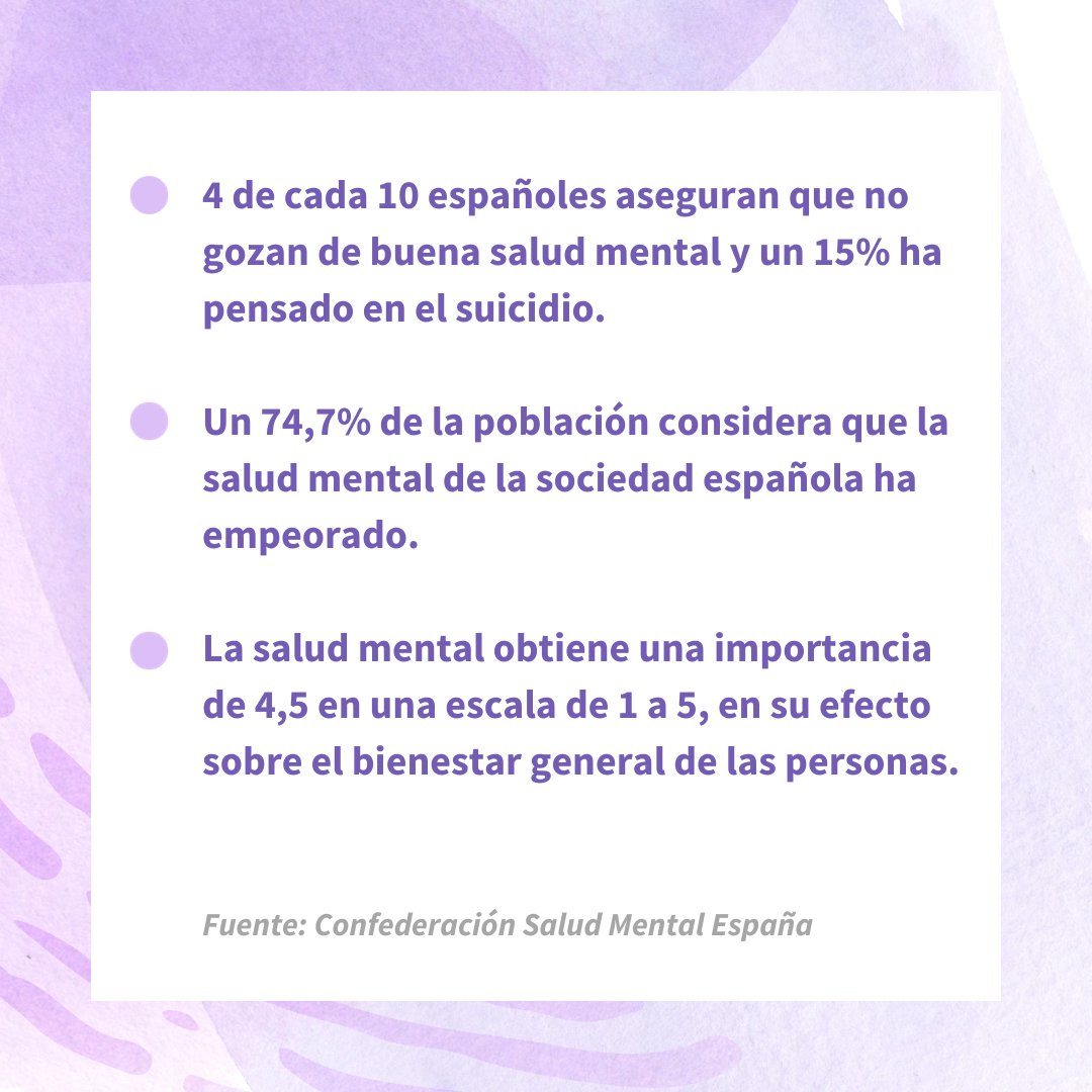 psicologiamente's tweet photo. Hoy, Día Mundial de la Salud Mental, se promueve el lema: "La salud mental es un derecho humano universal". Los datos recopilados por múltiples entes nacionales e internacionales demuestran que aún hay mucho trabajo por hacer.

#psicologia #DíaMundialDeLaSaludMental https://t.co/YX6nJfDNtC