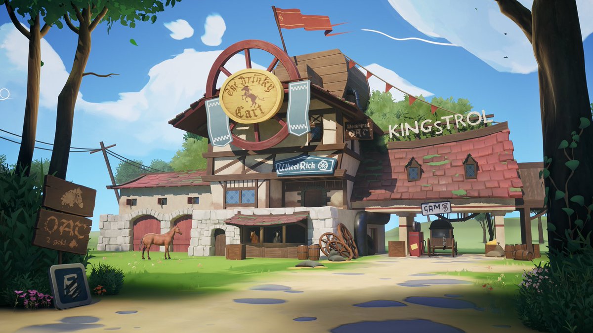 frizzoal's tweet photo. Happy #PortfolioDay everyone! 
My name is Alessandra Frizzo, I'm a 3D Environment Artist who lives in Sweden. I love creating stylized environments/props and working with color and lighting!

You can find more of my work here: https://t.co/aOXr0bAqoq https://t.co/9ciVCusr6r