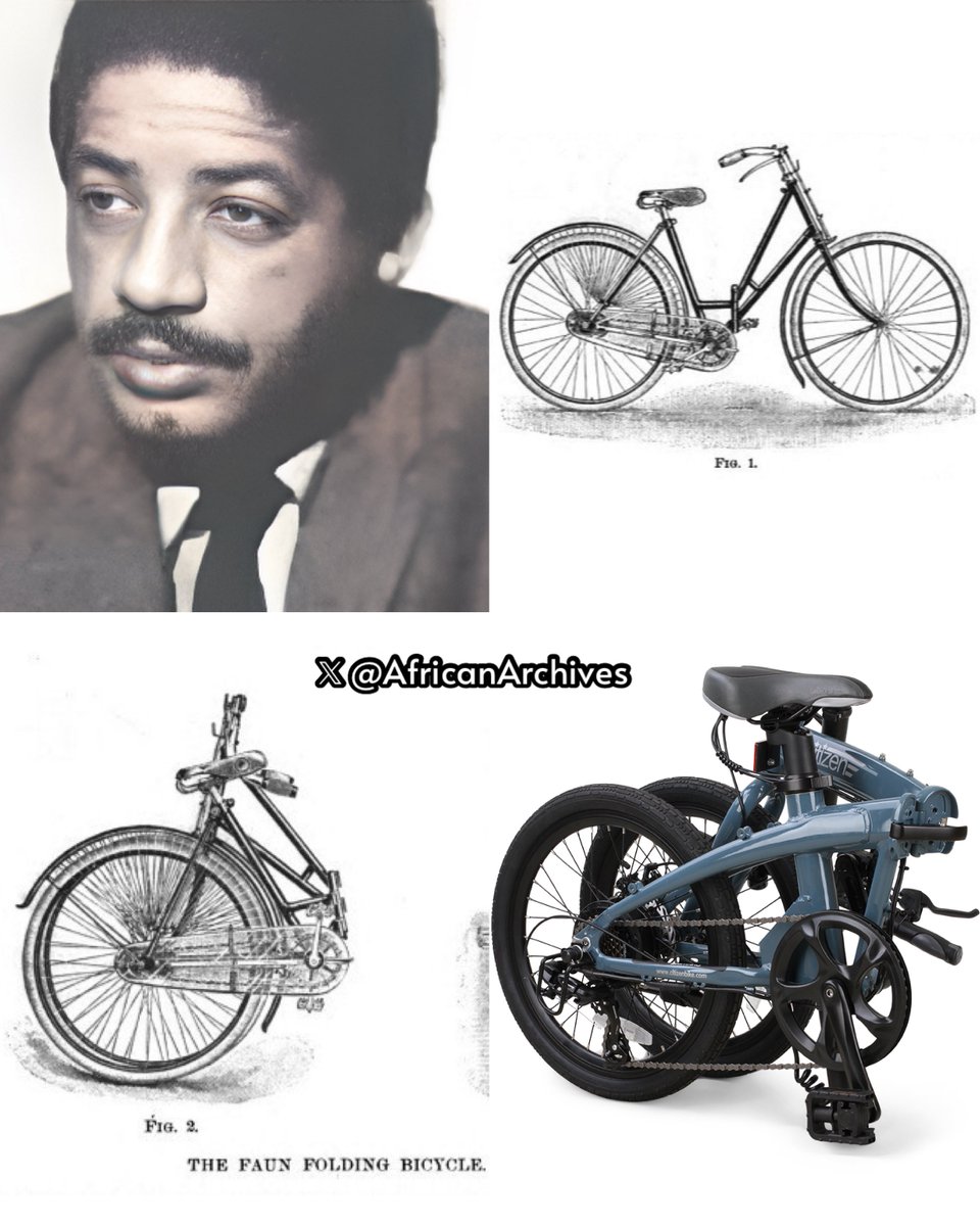 In 1899, Isaac R. Johnson patented a folding bicycle frame that could be folded or taken apart.

This invention made it easy to store bikes.  

Isaac R. Johnson was born sometime in 1812 in New York. While he was not the first to invent the bicycle frame, he was the first black