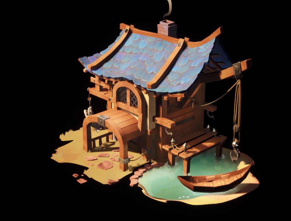 frizzoal's tweet photo. Happy #PortfolioDay everyone! 
My name is Alessandra Frizzo, I'm a 3D Environment Artist who lives in Sweden. I love creating stylized environments/props and working with color and lighting!

You can find more of my work here: https://t.co/aOXr0bAqoq https://t.co/9ciVCusr6r