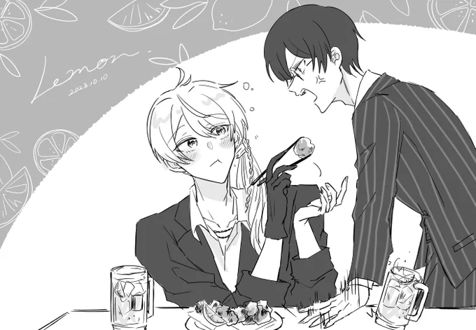 #ティカ版深夜の一本勝負
「レモン」🍋
遅刻参加(1h+30min) 