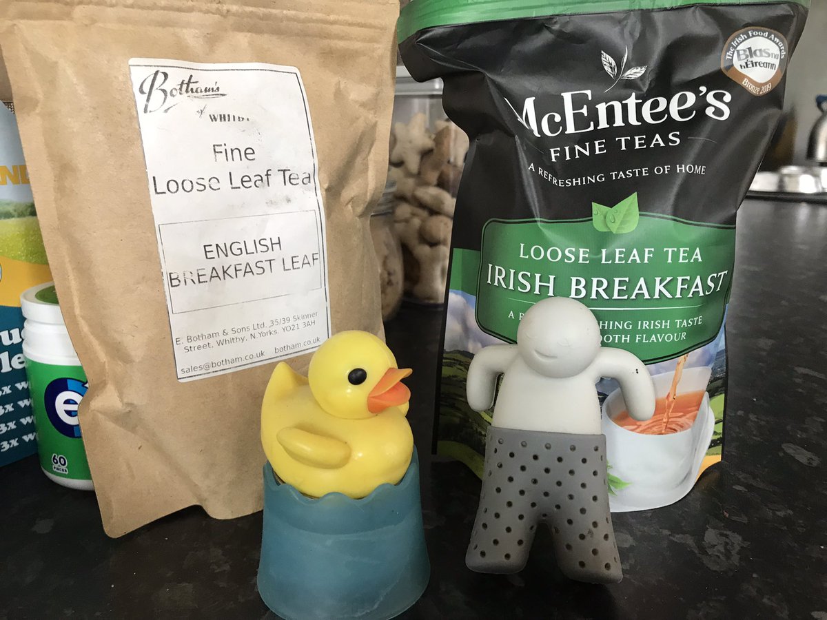 People of Leeds (@peopleofleeds) on Twitter photo @LeedsLeo At weekends I go loose-leaf. The floating duck and Mr Tea (see photo) both ensure good diffusion. I’m now Irish, so here’s a shoutout for <a href="/McEnteesTea/">McEntee's Irish Tea</a> - as good as Barry’s. @LeedsLeo At weekends I go loose-leaf. The floating duck and Mr Tea (see photo) both ensure good diffusion. I’m now Irish, so here’s a shoutout for <a href="/McEnteesTea/">McEntee's Irish Tea</a> - as good as Barry’s.