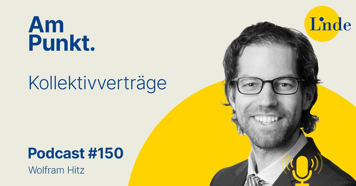 📢 Dreh lauter für den Podcast „Am Punkt. #151  – Kollektivverträge.“
Was Kollektivverträge genau regeln und wie die Verhandlungen in der Praxis ablaufen, erfährst du vom Kollektivvertragsexperten Wolfram Hitz in diesem Podcast.

👂 Hör rein: ow.ly/pvz550PV0q4