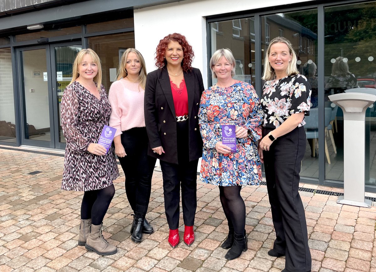 WesternHSCTrust's tweet photo. On #WorldMentalHealthDay we are delighted to launch our new Community Perinatal Mental Health Service aimed at improving the health and wellbeing of women, their children and their wider families.

Read more ▶️ https://t.co/11wy0cCW7b https://t.co/bL8yBMLyst