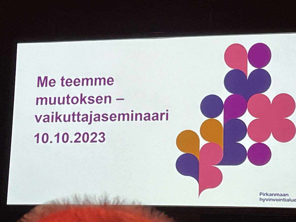 Tänään mukana ⁦<a href="/Pirha_fi/">Pirkanmaan hyvinvointialue</a>⁩ vaikuttajaseminaarissa ⁦<a href="/MariaAkatemia/">Maria Akatemia ry</a>⁩