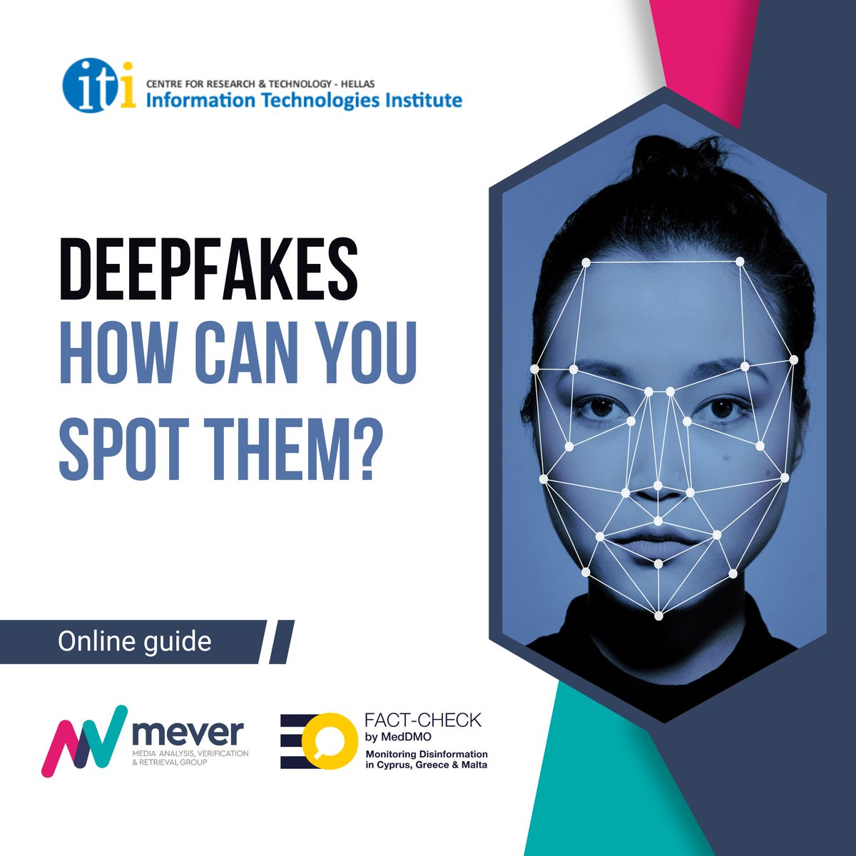 mever (@meverteam) on Twitter photo Our team in collaboration with <a href="/MEDDMOhub/">Fact-Check by MedDMO</a> created an online guide on how to spot #deepfakes and separate authentic from synthetic media. Download it here👇
🖥️: meddmo.eu/wp-content/upl…
📱: meddmo.eu/wp-content/upl…
#AI #GenerativeAI #Disinformation Our team in collaboration with <a href="/MEDDMOhub/">Fact-Check by MedDMO</a> created an online guide on how to spot #deepfakes and separate authentic from synthetic media. Download it here👇
🖥️: meddmo.eu/wp-content/upl…
📱: meddmo.eu/wp-content/upl…
#AI #GenerativeAI #Disinformation