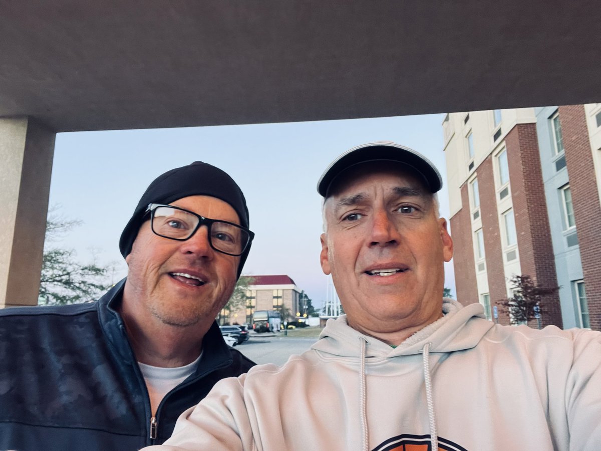 As the sun was rising in Sikeston, MO, I had a great walk and talk with the man who puts the “GO” in SEMO. Looking forward to meeting his people today. <a href="/NRECANews/">NRECA</a> <a href="/voices4coops/">Voices for Cooperative Power</a>