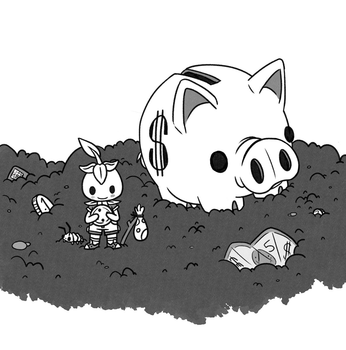 Spicybreadboy's tweet photo. Fortune💰
#Inktober #inktober2023 #inktoberfortune #inktoberday10 #digitalart https://t.co/5QvlfweAPu