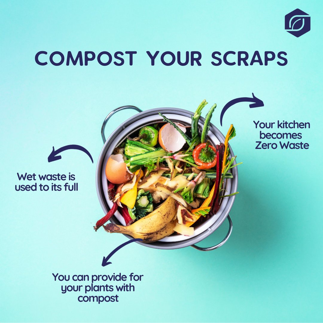Composting is easy and with circular benefits for your kitchen waste!

#sociallab #composting #compost #wetwaste #kitchenwaste #kitchenwastecomposting #wetwastemanagement #wastemanagement #wetwastecomposting