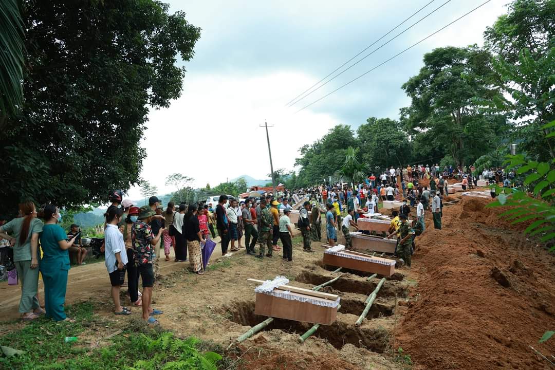 Massacre at Mung Lai Hkyet Internally displaced people camp constitutes war crime and crime against humanity! It is not going to be just fine with a lip service. People of Burma need action #Kachin #MyanmarMilitary <a href="/UNGeneva/">United Nations Geneva</a> <a href="/EPinASEAN/">European Parliament in ASEAN</a> <a href="/USAmbUN/">Ambassador Mike Waltz</a> <a href="/Chinamission2un/">Chinese Mission to UN</a> <a href="/POTUS/">President Donald J. Trump</a>