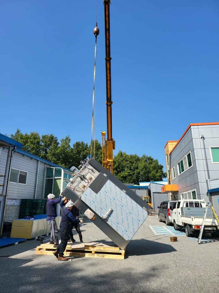 kerresgroup's tweet image. Installation in South Korea 🇰🇷 through the roof

#kerres #smokehouses #installation #southkorea #worldwide