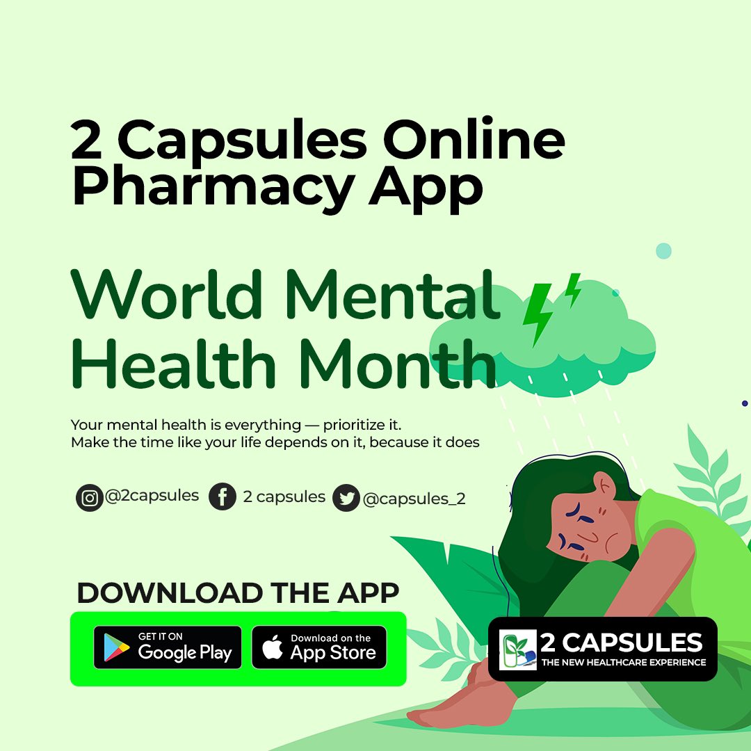capsules_2's tweet photo. Join us as we celebrate World Mental Health Day. The conversation can be awkward, by have it with your friends and family today. Show your support. Let’s do away with stigma, discrimination and lack of support 🤍 https://t.co/eFWlELvb3U