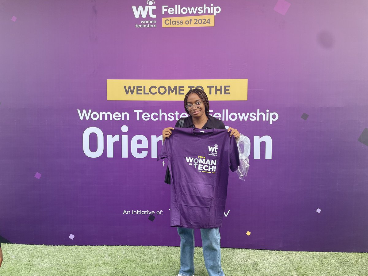 Currently at Physical Orientation Program for the Women Techsters Class of 2024.

#WTFC24
#WomenTechstersFellowship
#WomenTechsters
#Tech4Dev #AfricanWomanInTechnology
#WTFC24Orientation