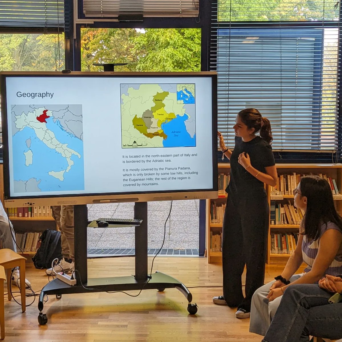 Our <a href="/shoreregional/">Shore Regional</a> Italian Sister School Exchange cohort had their first day of in-school shadowing today! #srhsgoesglobal #srhssisterschools #laforzashore