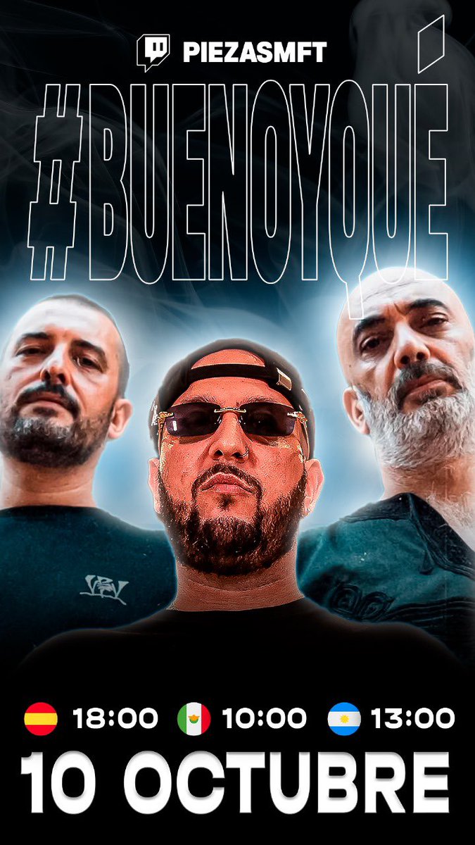 Esta tarde a partir de las 18:00 tenemos a <a href="/kamikazecpv/">kami kaze</a> y <a href="/Rderumba_real/">RdeRumba_real</a> en BUENOYQUÉ para hablar de su álbum “Cosas Simples”

¿Qué os gustaría preguntarles?

twitch.tv/piezasmft