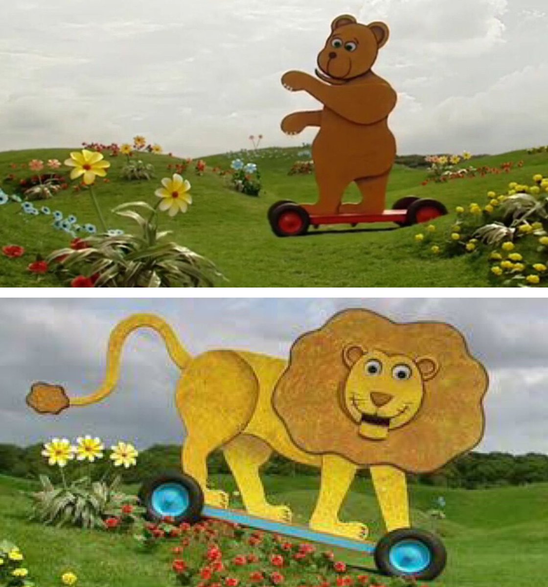 Teletubbies Bear And Lion Deviantart teletubbies-bear-and-lion-deviantart