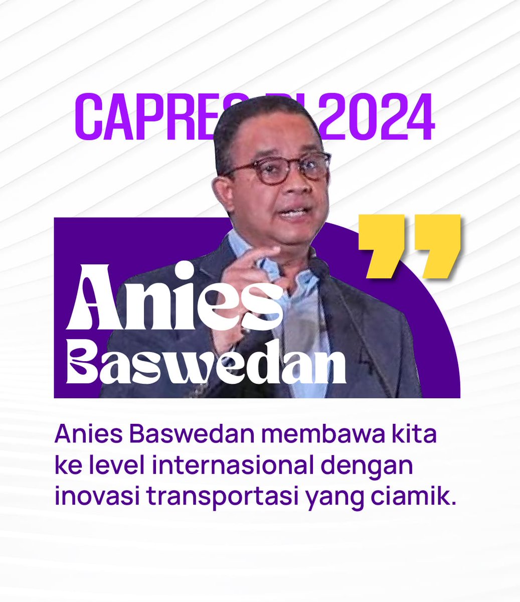 Capres Anies Baswedan, ga cuma jadi bintang nasional, dia bintang dunia. Inspirasi banget buat anak muda! 
 Semakin terkenal di seluruh dunia! Amin Terkenal #AniesTerkenal