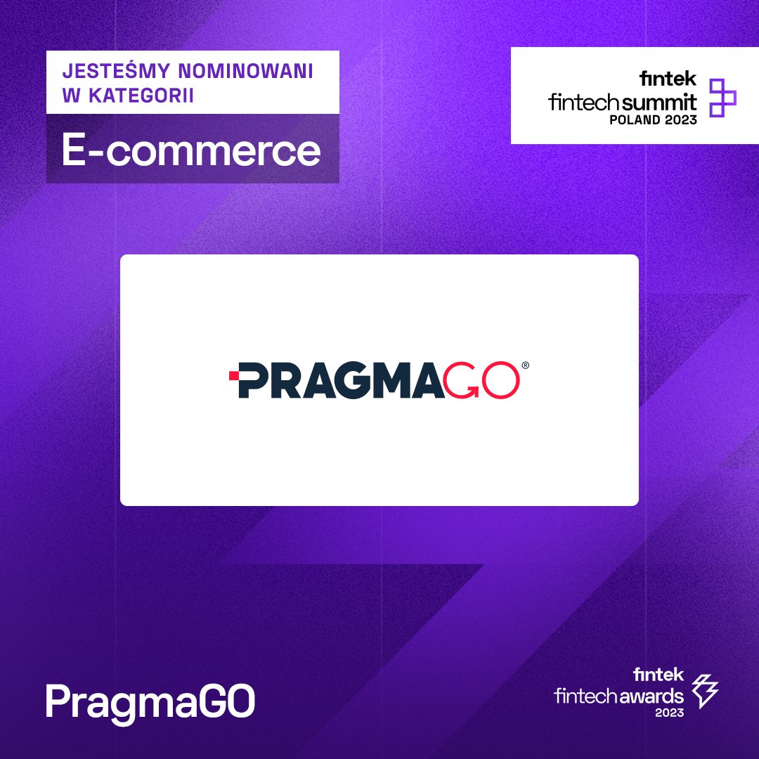 Once again we have been 𝙣𝙤𝙢𝙞𝙣𝙖𝙩𝙚𝙙 𝙛𝙤𝙧 𝙖 𝙥𝙧𝙚𝙨𝙩𝙞𝙜𝙞𝙤𝙪𝙨 𝙞𝙣𝙙𝙪𝙨𝙩𝙧𝙮 #𝙖𝙬𝙖𝙧𝙙. We compete for the  '𝘽𝙚𝙨𝙩 𝙀-𝙘𝙤𝙢𝙢𝙚𝙧𝙘𝙚 𝙎𝙤𝙡𝙪𝙩𝙞𝙤𝙣' in #FintechAwards by <a href="/Fintek_pl/">Fintek.pl</a>.
𝙁𝙞𝙣𝙜𝙚𝙧𝙨 𝙘𝙧𝙤𝙨𝙨𝙚𝙙!