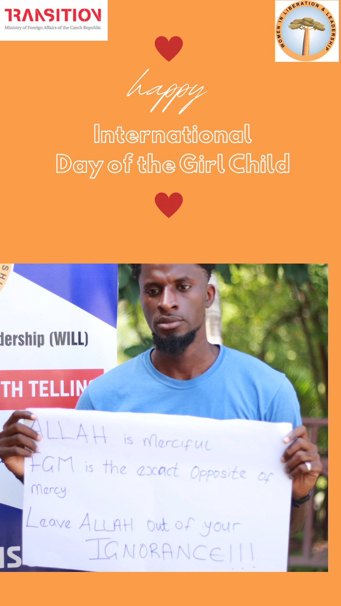 WomenInLiberat1's tweet photo. In Commemoration of #DayOfTheGirl, we engaged young people in the fight against #FGM. This is what the young men have saying about  #FGM. 

🙏@atouskova &amp; #czechrepublic Ministry of Foreign Affairs through their Local Transformative Project for supporting this activity https://t.co/poTtdIrzdQ