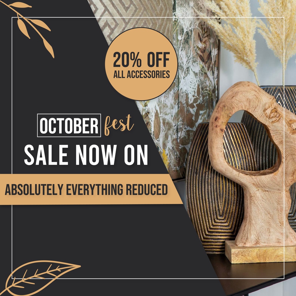 Our Annual Octoberfest sale is here 🧡🍂

Absolutely everything reduced from stunning sofa ranges to cosy bedroom furniture‼️🏡

Don't miss out on these incredible deals! Head to one of our stores now or shop online 💻✨ 

#furnituresale #onlineshopping #interiordesign
