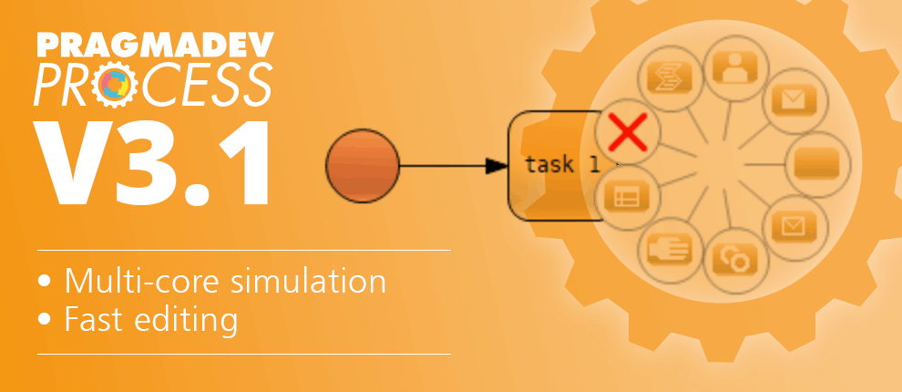 PragmaDevParis's tweet photo. Multicore simulation and fast edition in PragmaDev Process V3.1. #BPMN #BPSim #PragmaDevProcess https://t.co/UQTImmrGhJ https://t.co/tC0DNmfqWm