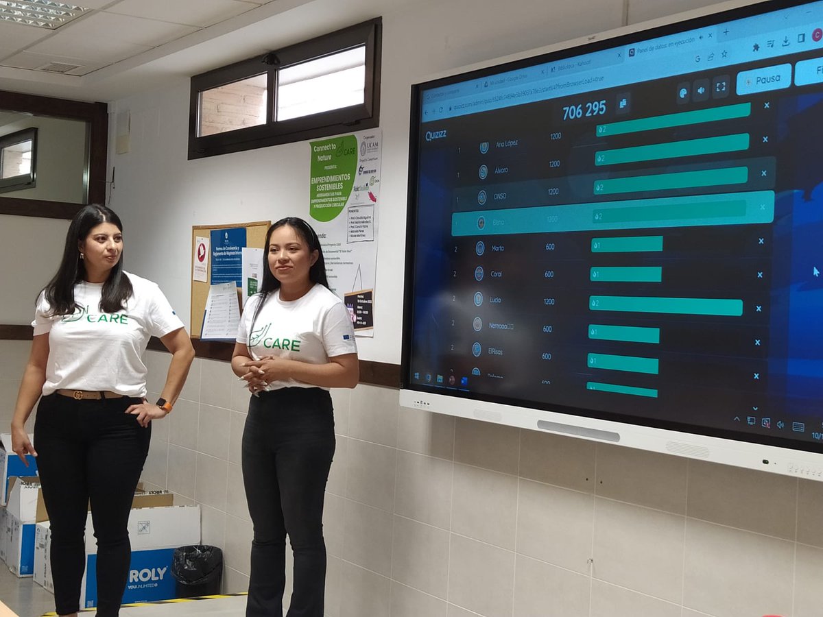 UCAM_OPRI's tweet photo. 🌱🇪🇺@UCAM_ADE inicia el evento multiplicador del proyecto @EUErasmusPlus CARE #Connect2Nature. Esta investigación se centra en la formación laboral para jóvenes dentro del sector ecológico, a través de el aprendizaje de conocimientos en eco business y emprendimiento eco. https://t.co/Df0L7iXqUt