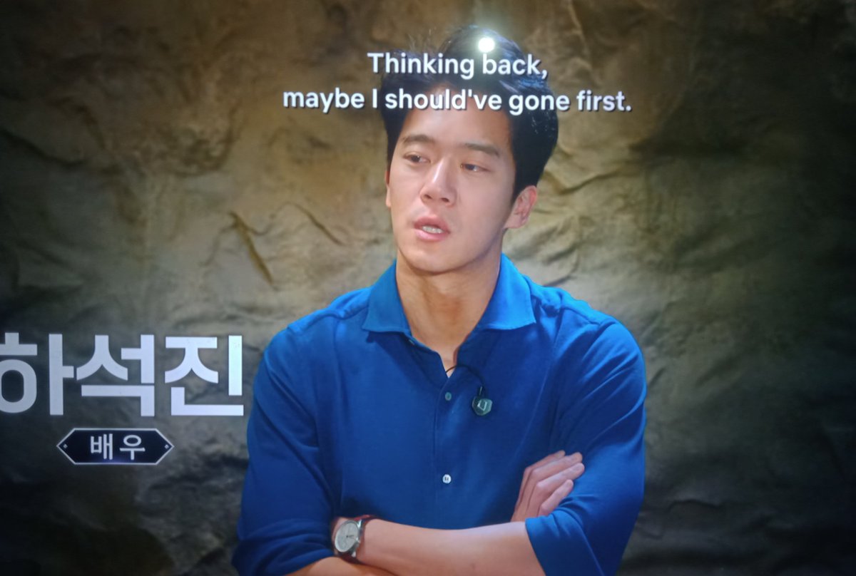 horanghae17x's tweet photo. Not once did he cry over the first 4 members who left but here is Seokjin crying when Seewon lost the game and immediately got eliminated; He regrets letting her play first. โน๏ธ
โ #TheDevilsPlan #TheDevilsPlanEp10 https://t.co/SOhSAO1uHs