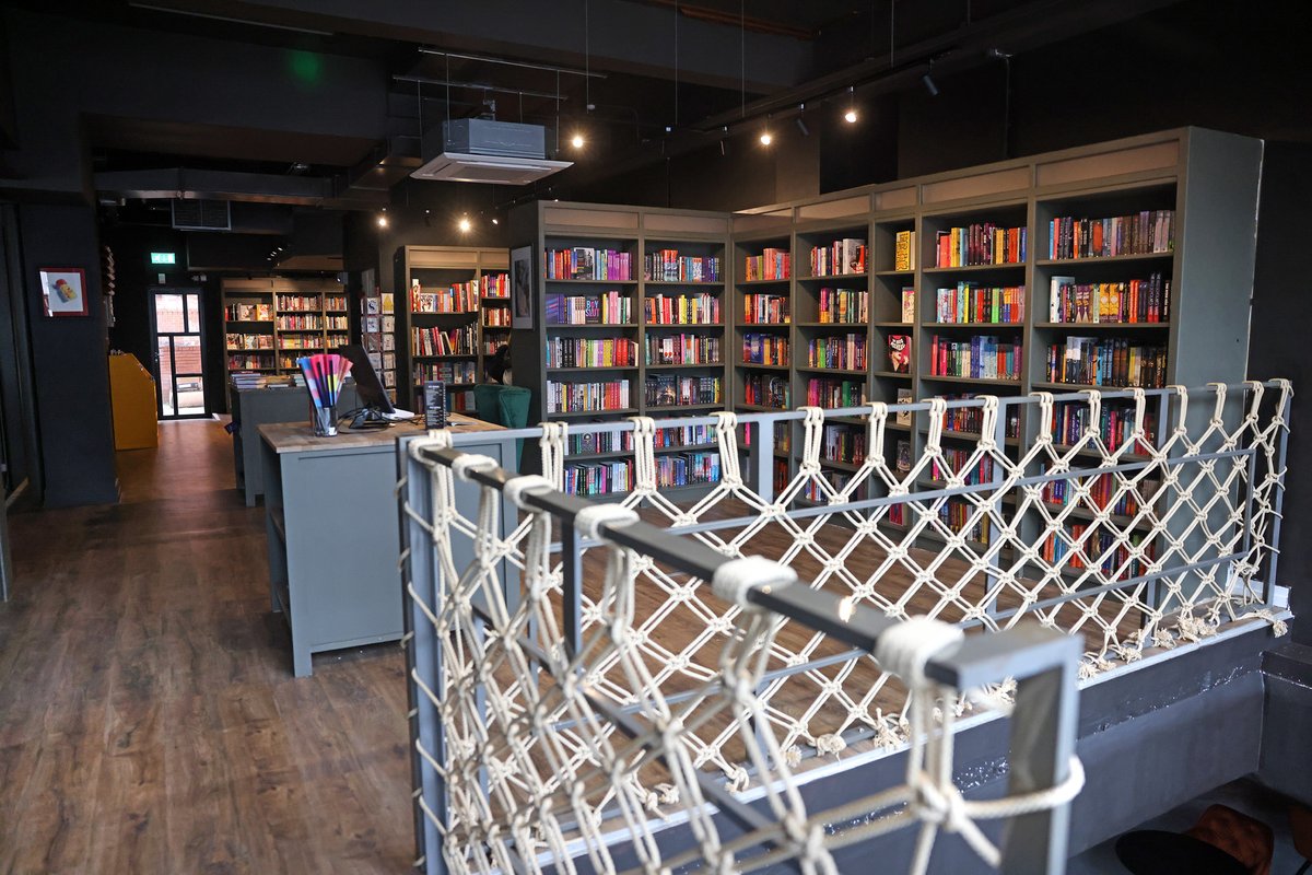 jennacampbell93's tweet photo. A look inside the brand new @QueerLitUK space on Great Ancoats Street - the bookshop, cafe and community hub with the largest collection of LGBTQ+ literature. Words: @AdamMaidment @CityLifeManc @MENnewsdesk 

https://t.co/cztJ56SQRi https://t.co/H7nGCzzqd7