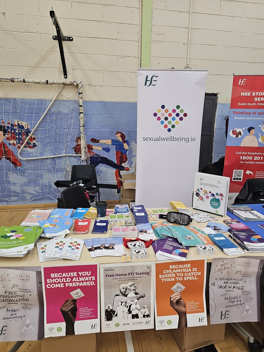 All set for Jobstown Health Fair.. looking forward to a day of health promotion at community level.. making a difference where it matters most
#sexualwellbeing