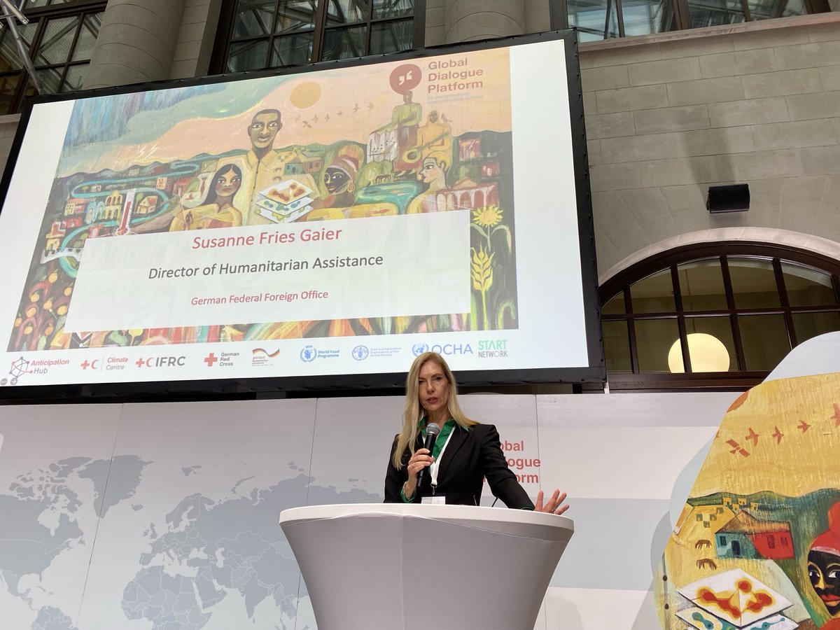 Karo2405's tweet photo. Gathering together as friends - old and new - on #AnticipatoryAction. Thank you for bringing us together ⁦@GermanyDiplo⁩ #GlobalDP https://t.co/wVJR1PxcbJ