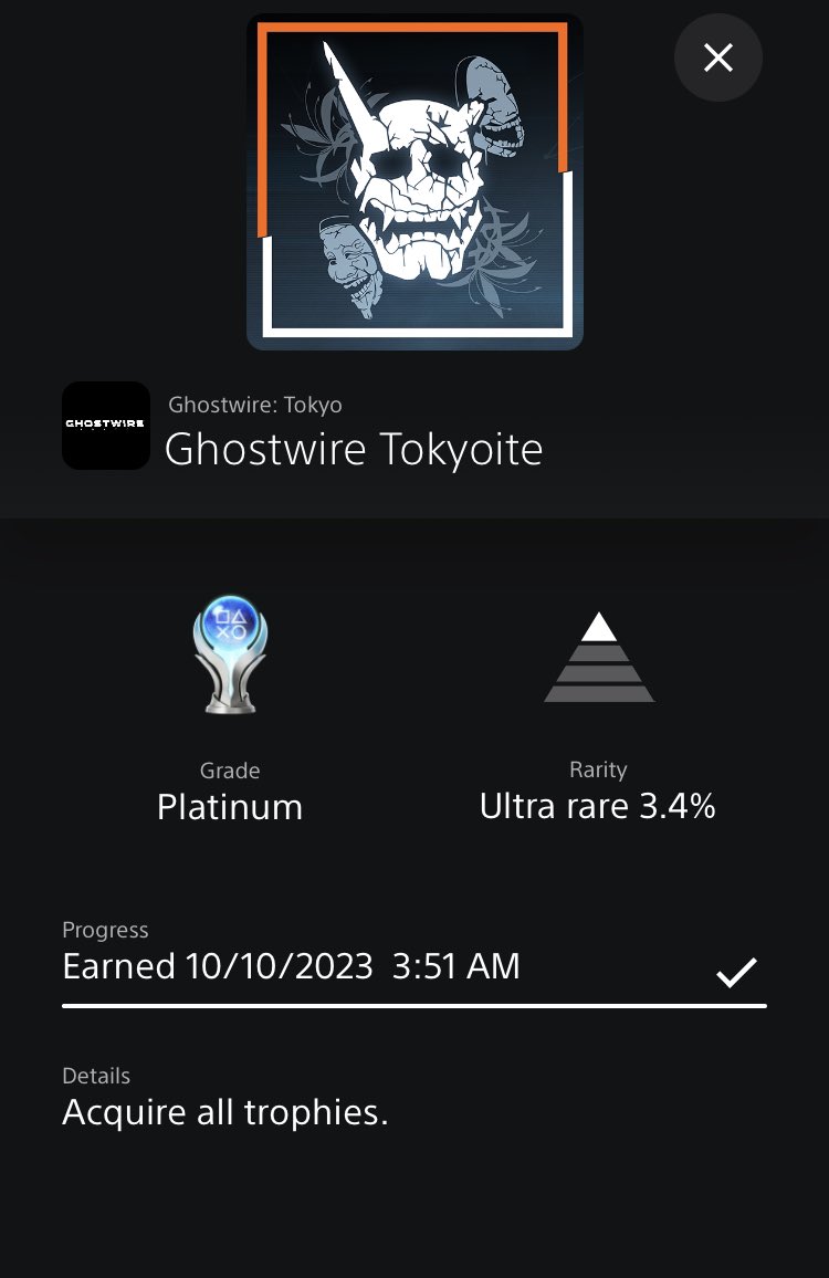 TheLoganWitt's tweet photo. Platinum #120. Never retiring. #PlayStationTrophy #PlayStation5 #PlayStation https://t.co/BxrPqkm05w