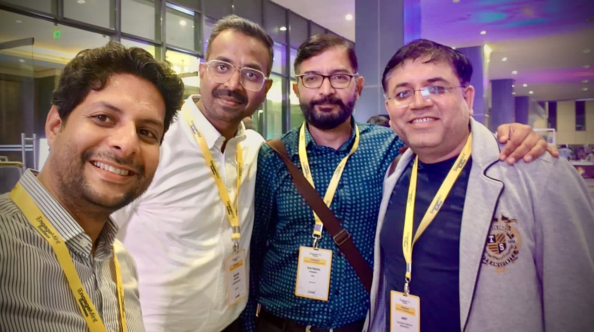 amit6060's tweet image. Thrilled to have attended #EngageMint, a power-packed conference by @WebEngage 🚀 last week. 

Met inspiring #marketers and #growth champions who share my passion for business growth. The sessions were eye-opening, revealing innovative strategies in customer acquisition and…