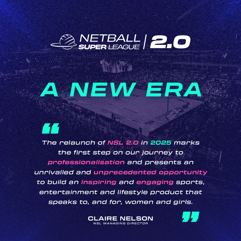 NetballSL's tweet photo. A new era for the NSL ⭐

England Netball has announced plans to take the NSL to new heights from 2025. This marks the first step in EN's ambition to build the most competitive and captivating professional netball league in the world.

Read all about it 👇
