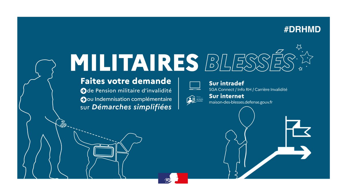 DRHmindef's tweet image. [ SERVICES ]
#SPRP / 🖥 Simplification administrative
🇫🇷 Pour nos militaires : l'accès aux pensions militaires d'invalidité &amp;amp;d'indemnisation est désormais plus facile grâce à Démarches Simplifiées.
✨ Une avancée numérique qui simplifie l'accès à l'aide méritée ! #SoutienauxHéros