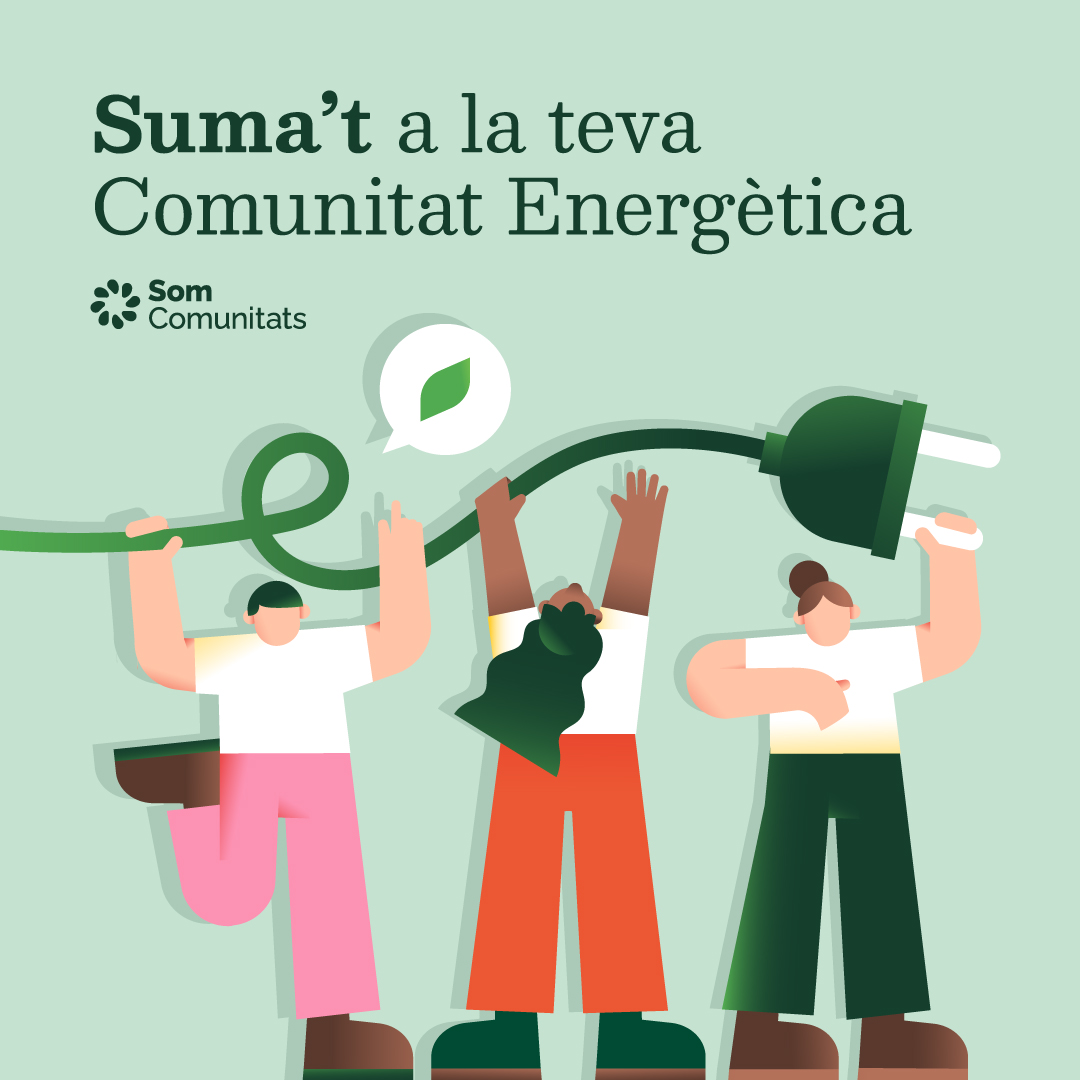 Arkenova SCCL (@arkenova_sccl) on Twitter photo Fem possible una Comunitat Energètica a cada barri i municipi de Catalunya. Sumem-nos per activar 1.000 #ComunitatsEnergètiques de l’economia social
👉 somcomunitats.coop
<a href="/SomEnergia/">Som Energia</a> <a href="/SomMobilitat/">Som Mobilitat</a> <a href="/coopdevs/">Coopdevs</a> <a href="/ePluralenergia/">ePlural</a> <a href="/TandemSocial/">Tandem Social</a> @Suno_e <a href="/arkenova/">Ark&NOVA</a> <a href="/episccl/">EPI, Energia Per la Igualtat SCCL</a> Fem possible una Comunitat Energètica a cada barri i municipi de Catalunya. Sumem-nos per activar 1.000 #ComunitatsEnergètiques de l’economia social
👉 somcomunitats.coop
<a href="/SomEnergia/">Som Energia</a> <a href="/SomMobilitat/">Som Mobilitat</a> <a href="/coopdevs/">Coopdevs</a> <a href="/ePluralenergia/">ePlural</a> <a href="/TandemSocial/">Tandem Social</a> @Suno_e <a href="/arkenova/">Ark&NOVA</a> <a href="/episccl/">EPI, Energia Per la Igualtat SCCL</a>