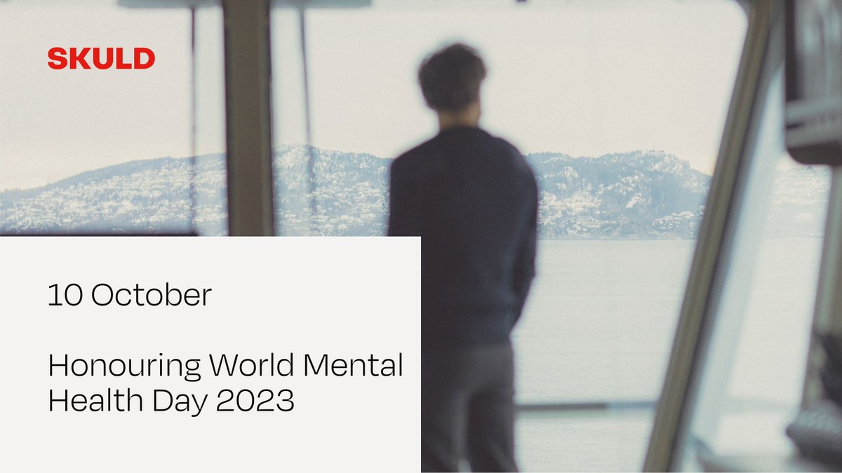 Skuld_Insurance's tweet photo. Today marks #WorldMentalHealthDay2023🧠
Good mental health is paramount to our overall well-being and is a prerequisite for safe operations at sea. Supporting the health and well-being of seafarers is a crucial aspect of our mission.
#WorldMentalHealthDay #WMHD2023 https://t.co/8hpIeDIJTY