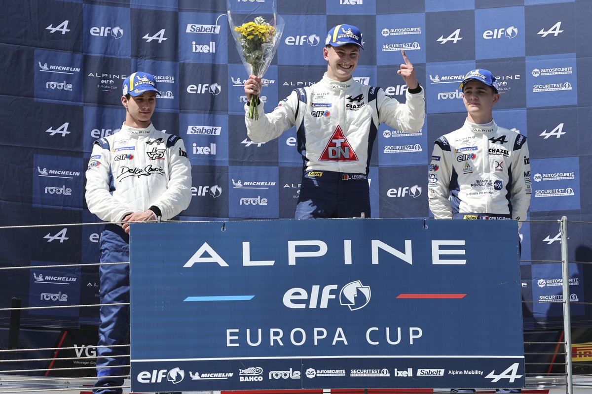 Youngest @AlpineEuropaCup title winner ✅ 

What a season for 16 y/o Lorens Lecertua with 8 podiums, 4 poles, 4 fastest laps and 5 wins to clinch the title! Congratulations to you and your team!

#AlpineRacing #AlpineEuropaCup