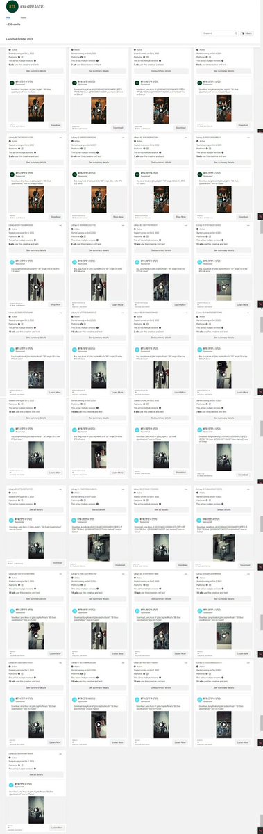 Qu212706's tweet photo. #Payolakook #outjungkook #DissolveBTS
#outjk #outv #outjimin #outBTS
@scooterbraun @billboard
@BIGHIT_MUSIC to jungkook 3D bought 250 FB ads, all are to promote sales!
iTunes - 106 ads
UK official website - 80 ads
Qobuz - 24 ads
American website - 21 ads
Amazon Music - 16 ads https://t.co/9IraPLlt0f